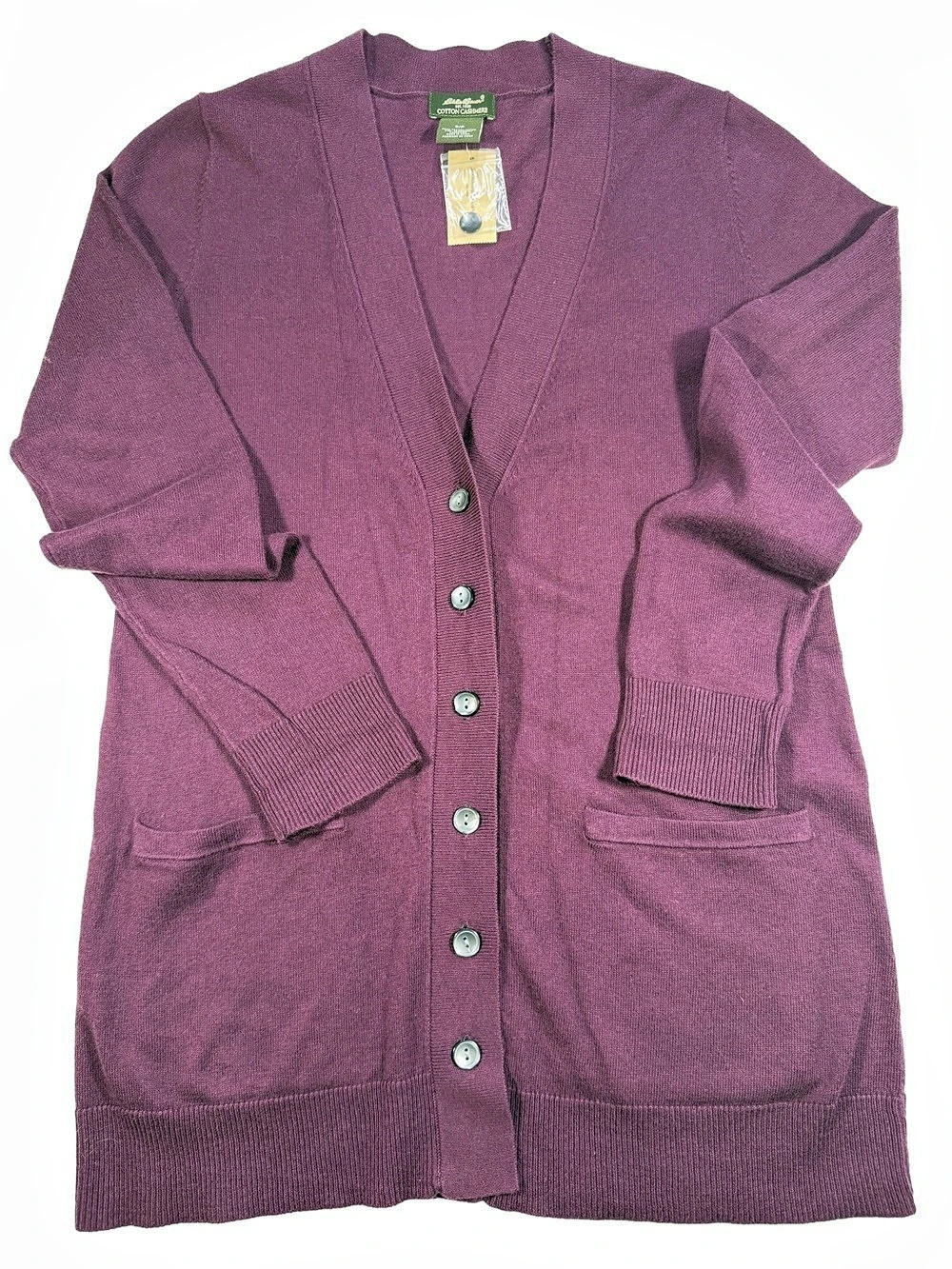 Eddie Bauer Cotton Cashmere Sweater S/P NWT